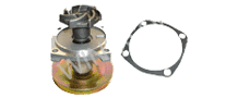 fiat tractor water pump with gesket and pulley supplier from india